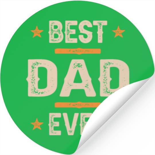 Best Dad Ever Stickers