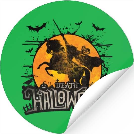 Death Halloween - halloween party Stickers