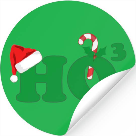 Ho Ho Ho Cubed Christmas Math Stickers
