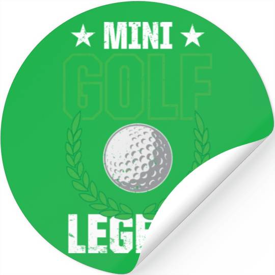 Funny Goofy Mini Golf Quotes Putt Putt Legend Stickers