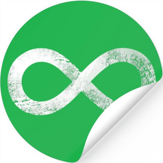 Lemniscate Science Mathematics Infinity Symbol Tan Stickers