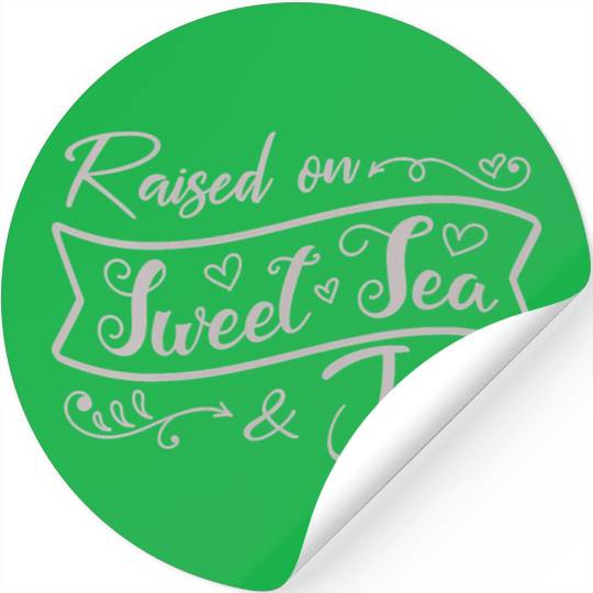 Womens Country Life Fun Girl Gift Sweet Tea And Je Stickers