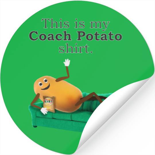 Couch Potato Stickers