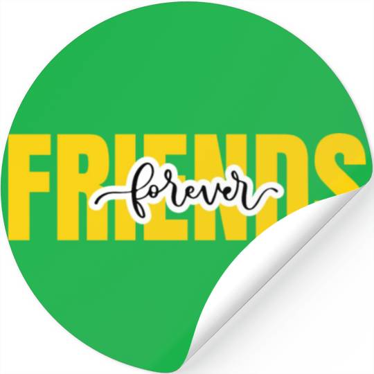 Friends forever. World's friendship day Stickers