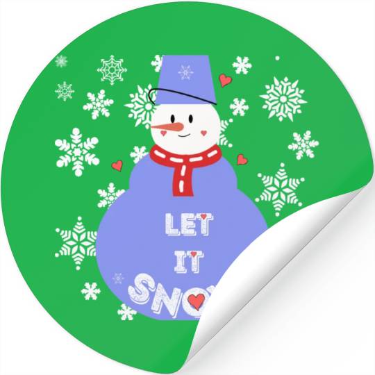 Snowman Stickers