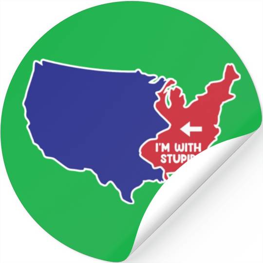 New Jersey US Design for patriotic New Jerseyans Stickers