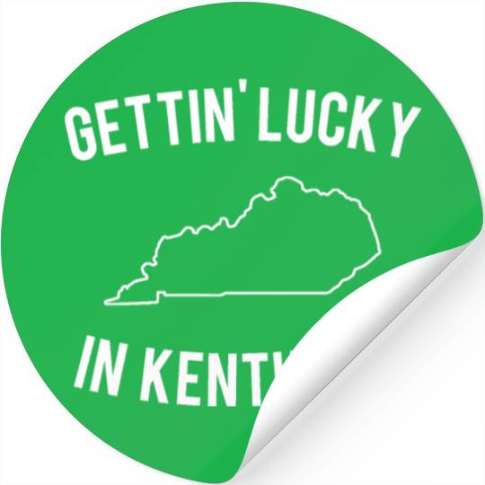 Getting Lucky In Kentucky Stickers