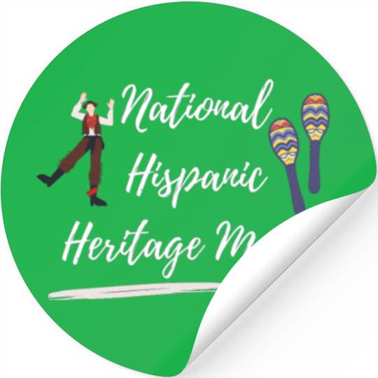 national Hispanic heritage month Stickers