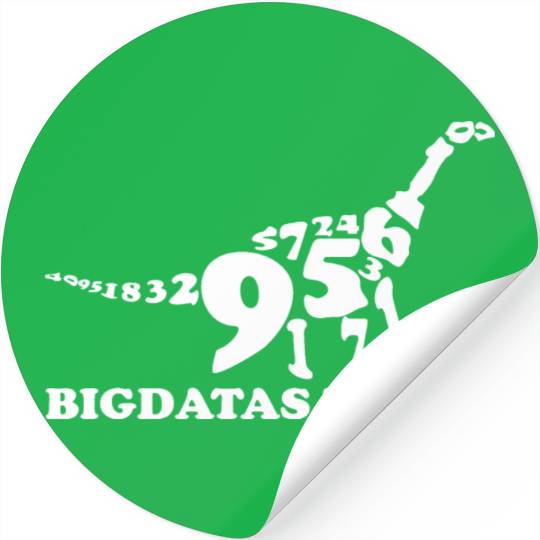 Big Data Dinosaur - Machine Learning Data Analyst Stickers
