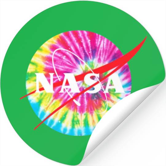 NASA Tie Dye Stickers