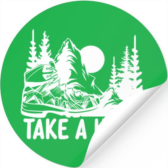 Go For A Hike, Take A Hike Stickers