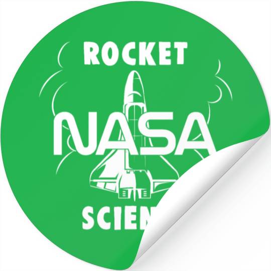 NASA Rocket Science RocketShip Stickers