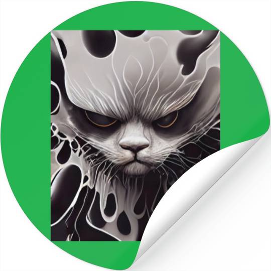 Angry Cat Stickers