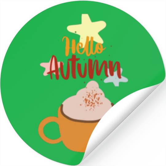 Hello autumn Stickers