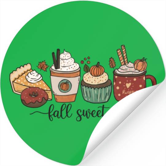 Fall Sweet Fall. Autumn. Stickers