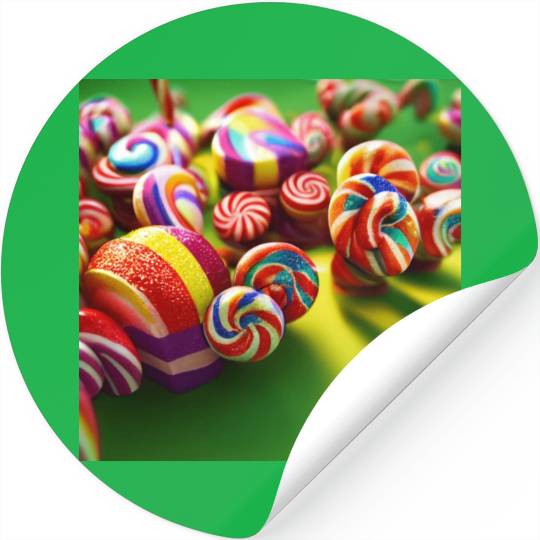 A glimpse into candy land version 2 Stickers