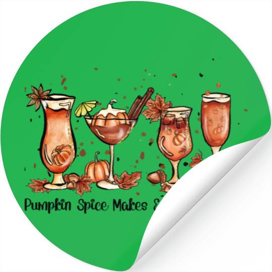 Pumpkin Spice Makes Everything Nice, Pumpkin wine Stickers