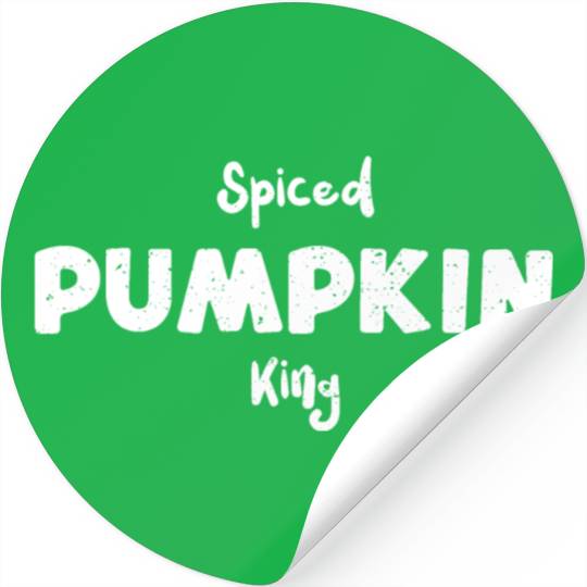 Spiced Pumpkin King - Pumpkin Stickers