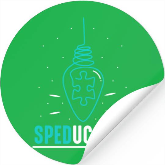Speducator Special Education Cute Sped Teacher Stickers