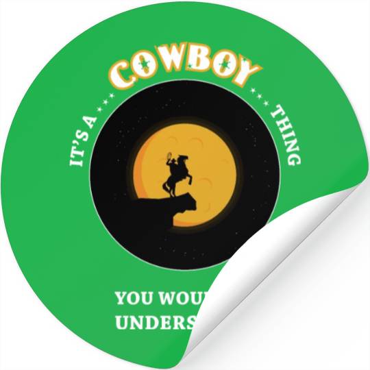cowboy Stickers