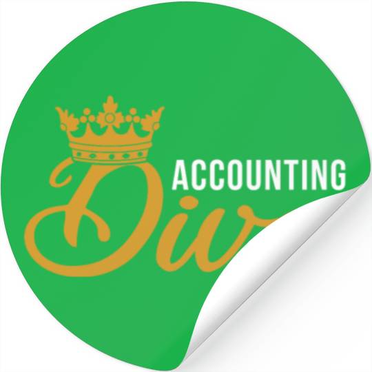 Accounting Diva Proud Accountant CPA Job Womens Stickers