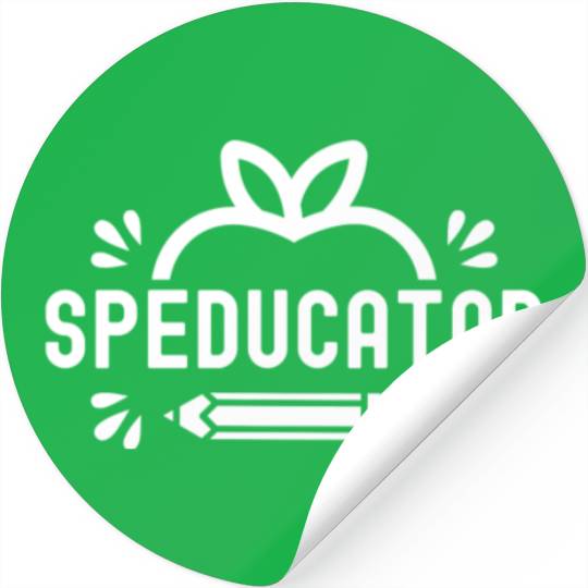 Speducator Cute Sped Special Education Teacher Stickers