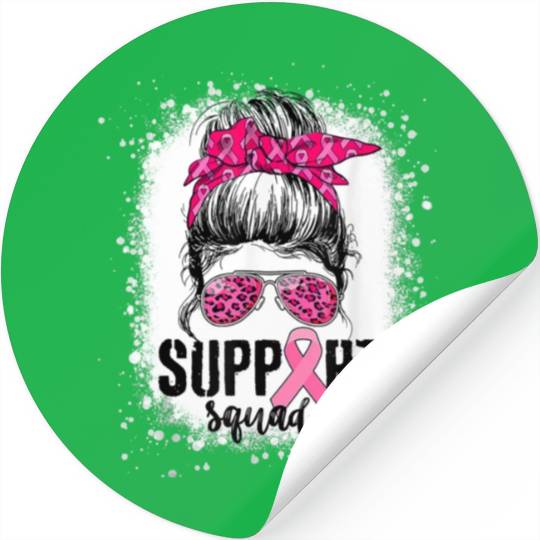 Wear It Pink ,Support Squad, Breast Cancer Support Stickers