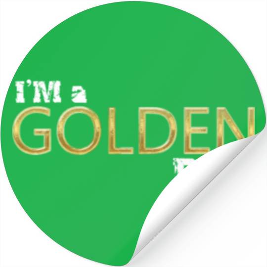 i'm a golden boy Stickers