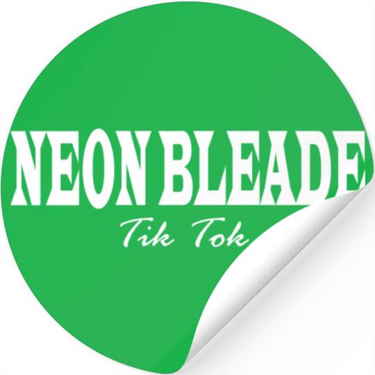 Neon Blade Tik Tok Stickers