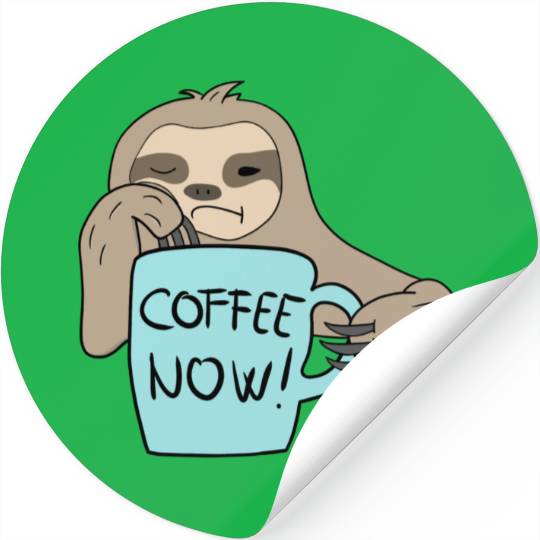 Sloth Stack cofee now ! Stickers