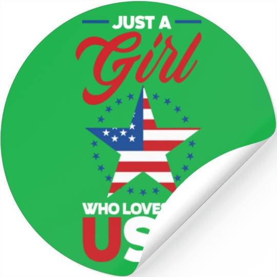 Patriotic American America US Flag USA 4th July Stickers