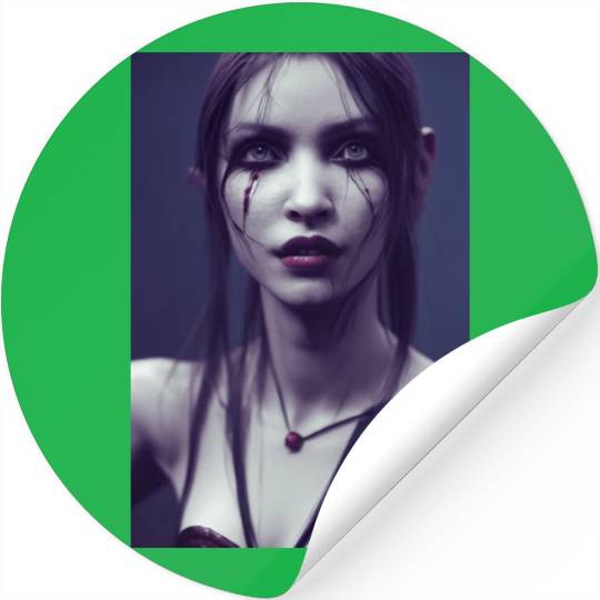 Female vampire Stickers