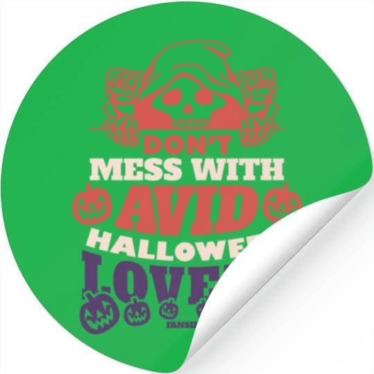 Skeleton Halloween funny saying Stickers