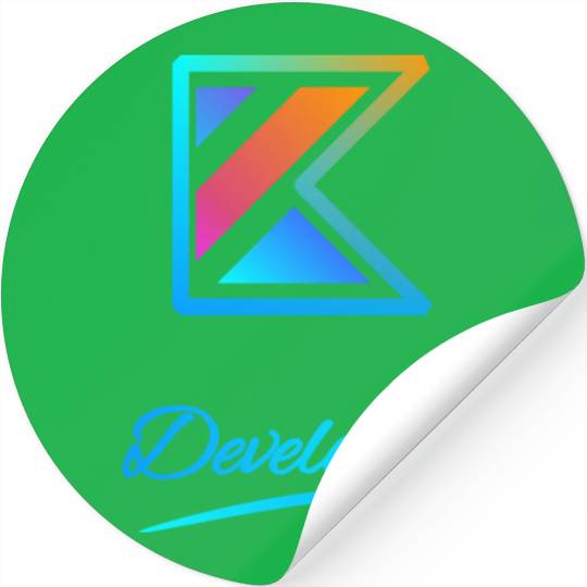 kotlin developer | Unique design | programmer Stickers
