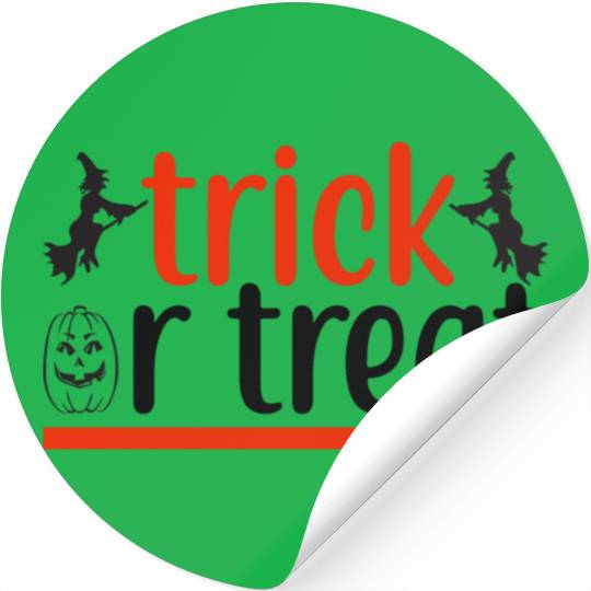 Trick or treat Stickers