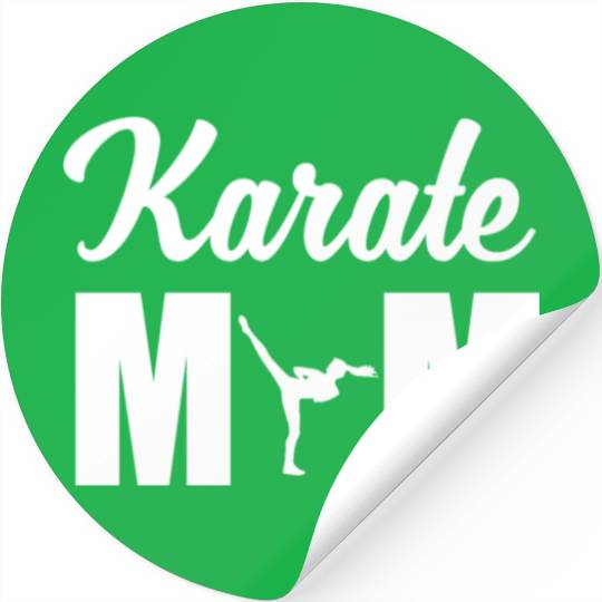 Karate Mom Stickers