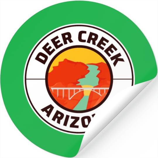 Deer Creek Grand Canyon Arizonna Stickers