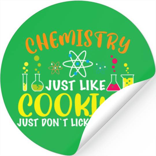 Chemistry Cooking Stickers