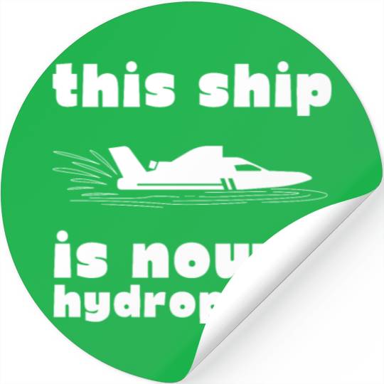 Drag Boat Racing And Speedboat Racing Stickers