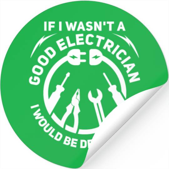 Electrician Construction Electrician Stickers