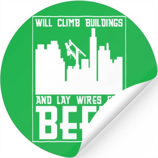 Electrician Construction Electrician Stickers
