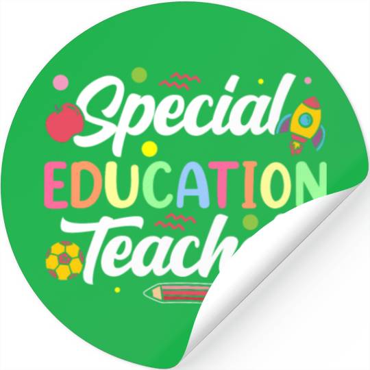 Special Education Teacher Cute Sped Awareness Stickers