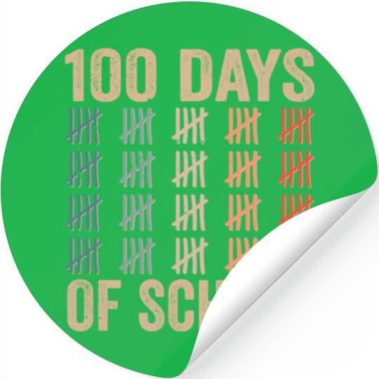 100 Days Of School Sweet Team Cute Sayings Stickers