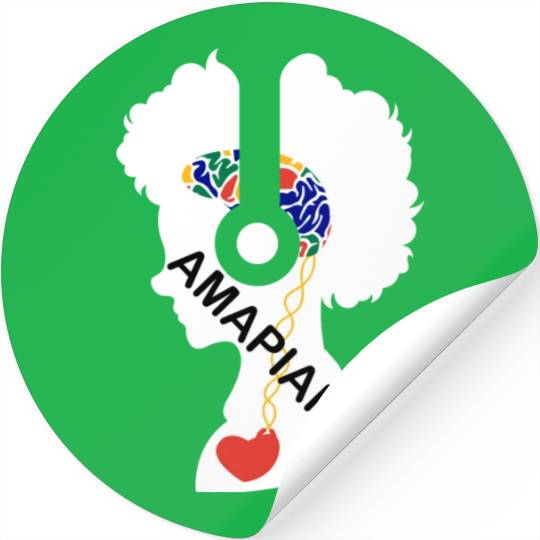 My heart beats for Ampiano Stickers