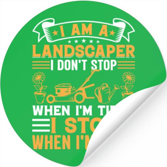 Landscaping Gardener Gardening Plant Garden Landsc Stickers
