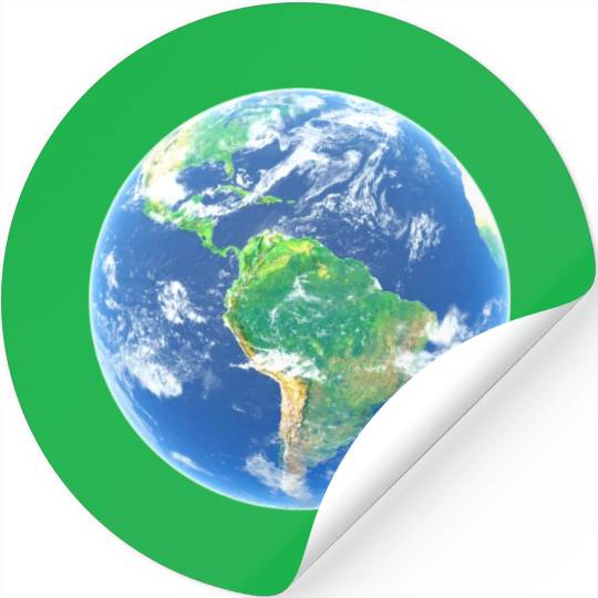 Earth Planet Stickers