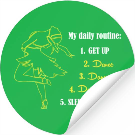 Funny Ballroom Dance Teacher Humor Ballroom Stickers