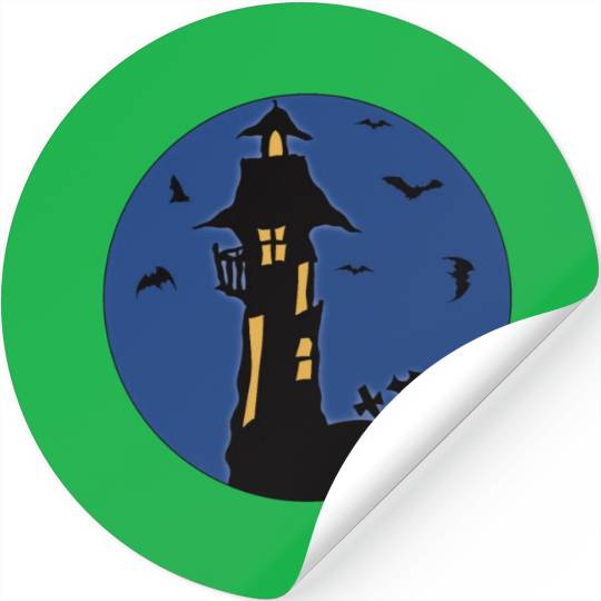 Halloween Haunted House Stickers