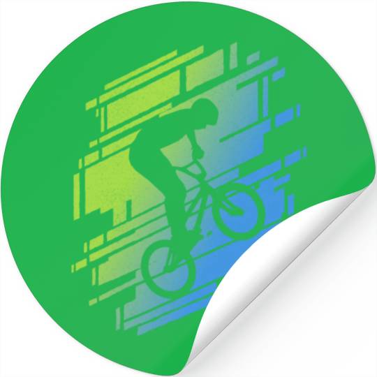 BMX Bike Tricks Bicycle Riders Boys Cycling BMX Stickers