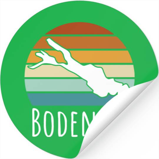 retro lake constance germany Stickers